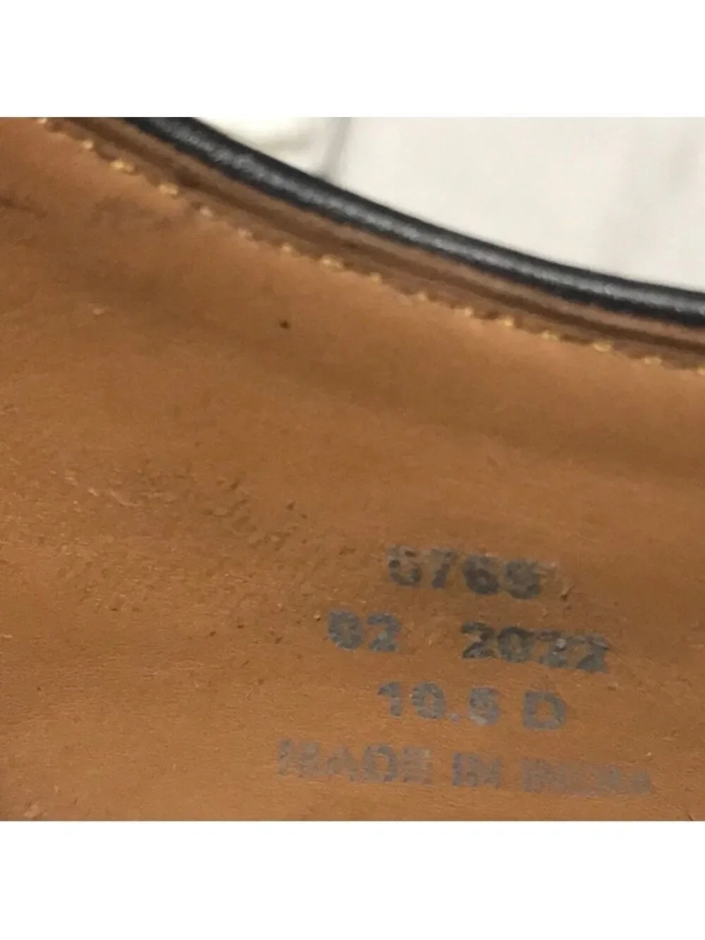 Allen Edmonds McAllister Leather Black Wingtip Oxford Shoes 10.5D